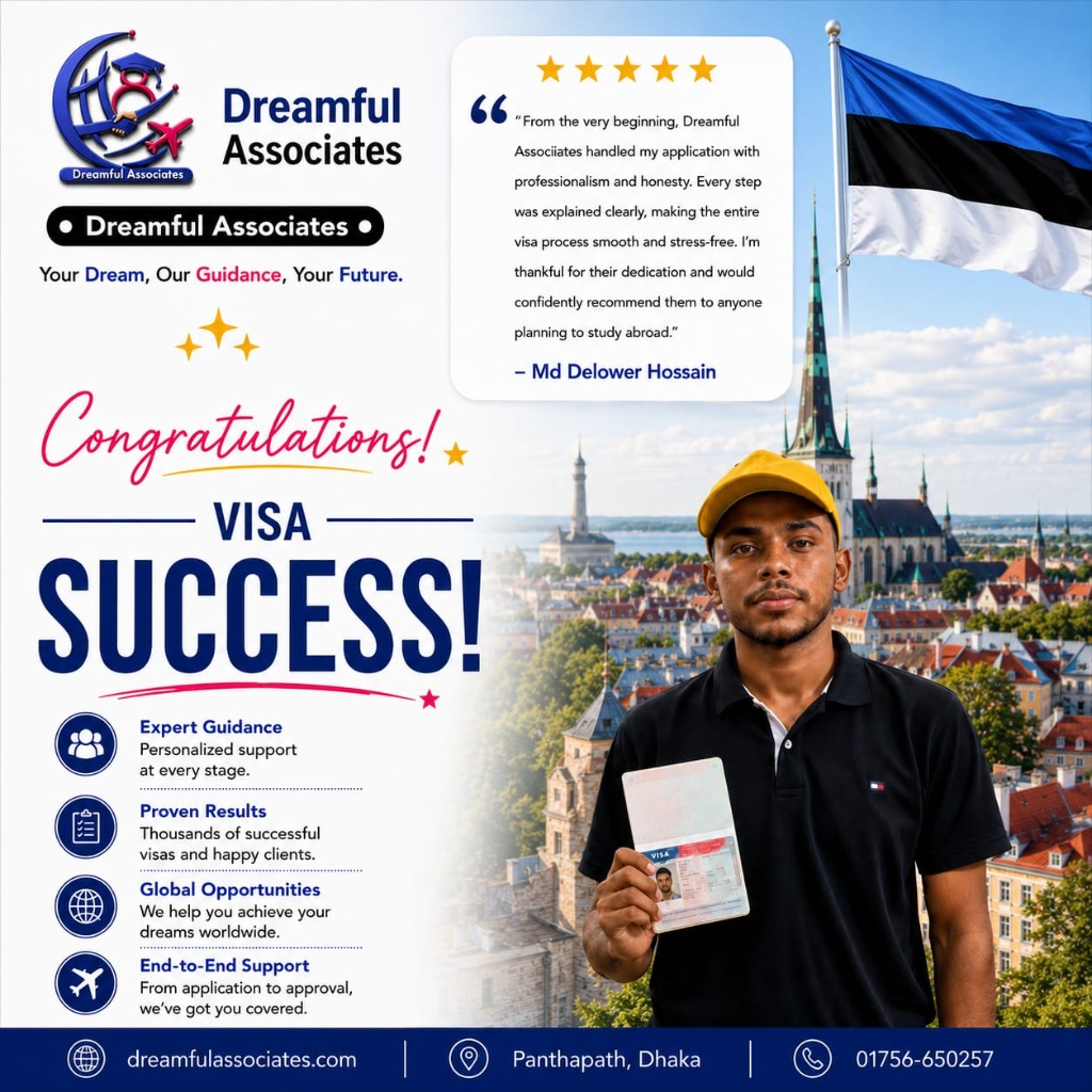 Estonia Visa Approved